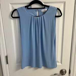Blue Calvin Klein Shell Top Size M!